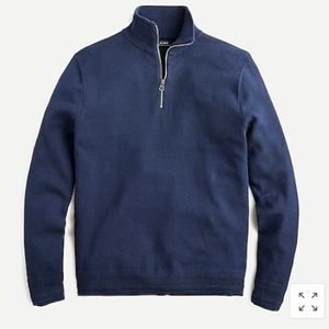 🆕 J. Crew Navy Half Zip Sweater